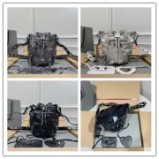Balenciaga Bucket Bag Metallic Leather Studded Details Edgy Urban Style size:15×17×19cm #A54207 Balenciaga Bucket Bag Metallic Leather Studded Details Edgy Urban Style size:15×17×19cm #A54207