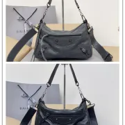 Balenciaga Classic Le Cagole Crossbody Bag - Black Crinkled Leather, Signature Hardware & Adjustable Strap, Edgy Luxury Shoulder Bag for Fashion-Forward Style #A56858 Balenciaga Classic Le Cagole Crossbody Bag - Black Crinkled Leather, Signature Hardware & Adjustable Strap, Edgy Luxury Shoulder Bag for Fashion-Forward Style #A56858