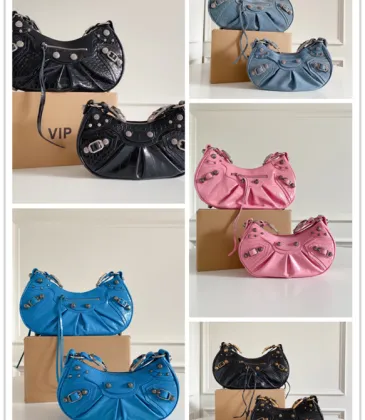 Balenciaga - Inspired Studded Shoulder Bags in Vibrant Color Palettes #A53897 Balenciaga - Inspired Studded Shoulder Bags in Vibrant Color Palettes #A53897