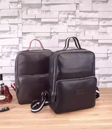 Bally Leather Backpacks With Signature Straps For Sophisticated Travel And Daily Looks #A51673 Bally Leather Backpacks With Signature Straps For Sophisticated Travel And Daily Looks #A51673