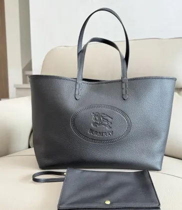 Burberry Black Leather Tote Bag 2221 #A55696 Burberry Black Leather Tote Bag 2221 #A55696
