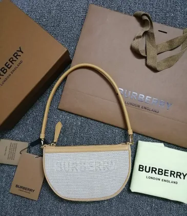 Burberry Canvas And Leather Shoulder Bag With Branding In Neutral Tones #A51529 Burberry Canvas And Leather Shoulder Bag With Branding In Neutral Tones #A51529