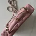 Chanel Pink Quilted Vanity Bag With Chain Strap And Top Handle Showcasing Timeless Luxury #A50413