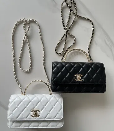 Chanel Quilted Handbags With Chain Straps And Top Handles Showcasing Timeless Elegance #A50415 Chanel Quilted Handbags With Chain Straps And Top Handles Showcasing Timeless Elegance #A50415