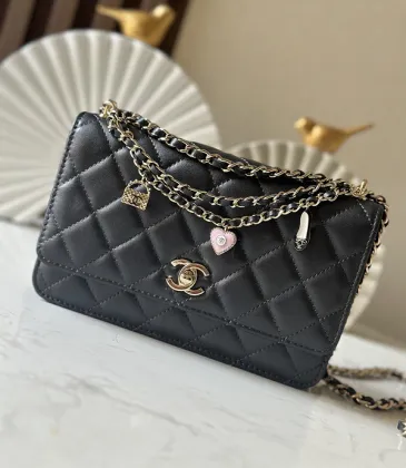 Chanel Quilted Leather Bag With Charm Accents For Unique Luxury Style #A49786 Chanel Quilted Leather Bag With Charm Accents For Unique Luxury Style #A49786