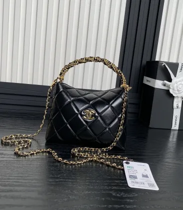 Chanel AP4279 Quilted Hobo Bag with Chain Handle 18.5cm #A64998 Chanel AP4279 Quilted Hobo Bag with Chain Handle 18.5cm #A64998