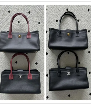 Chanel Black Calfskin Tote AP60559 32×17×14cm #A67219 Chanel Black Calfskin Tote AP60559 32×17×14cm #A67219