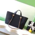 Chanel Black Felt Tote Quilted  Soft Textured  Calfskin Handle Metallic Chain #A60144