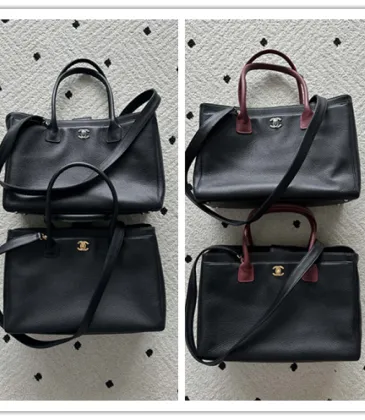 Chanel Calfskin Shopping Tote AP60545 36×23×15cm #A67220 Chanel Calfskin Shopping Tote AP60545 36×23×15cm #A67220