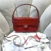 Chanel Croc Emboss Handle Hobo AS6425 16×26×2.5cm #A67244