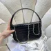 Chanel Croc Emboss Handle Hobo AS6425 16×26×2.5cm #A67244