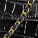 Chanel Croc Emboss Mini Handle Flap AS6424 14×19×5.5cm #A67254