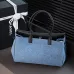 Chanel Denim Flap Barrel Bag AS6428 14×32×12cm #A67226