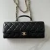 Chanel Lambskin Chain Clutch AP5380 25×9.5×5cm #A67221