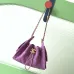 Chanel Mini Suede Bucket Bag  Retro Coin Button  Drawstring  Quilted  Classic Chain #A60143