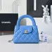 Chanel Quilted Kelly Top Handle Chain Bag 13x19x7cm #A63823