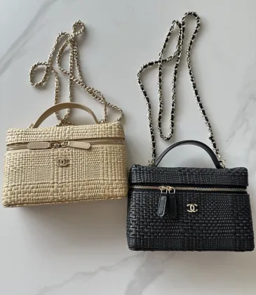 Chanel Straw Mini Vanity Bag AP4475 17×9.5×8cm #A67242