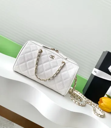 Chanel White Quilted Caviar Leather Bag With Gold Chain Strap Timeless Elegance #A50412 Chanel White Quilted Caviar Leather Bag With Gold Chain Strap Timeless Elegance #A50412
