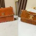 New CHANEL Vintage Resin Leather Chain Bag with Large Logo bag two size #A60920