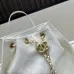 Small Hippie Backpack Drawstring Bucket Bag with Vintage Gold Coin Buttons and Diamond Pattern and Vintage Black and Gold Bag #A54522