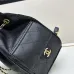 Small Hippie Backpack Drawstring Bucket Bag with Vintage Gold Coin Buttons and Diamond Pattern and Vintage Black and Gold Bag #A54522