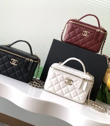Luxury Quilted Leather Chanel Inspired Vanity Crossbody Handbags in Multiple Colors for Elegant Outfits #A50938 Luxury Quilted Leather Chanel Inspired Vanity Crossbody Handbags in Multiple Colors for Elegant Outfits #A50938