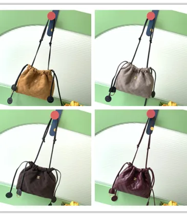 Chanel 26S Quilted Drawstring Bucket Bag, 17 x 22 x 8 cm #A63221 Chanel 26S Quilted Drawstring Bucket Bag, 17 x 22 x 8 cm #A63221