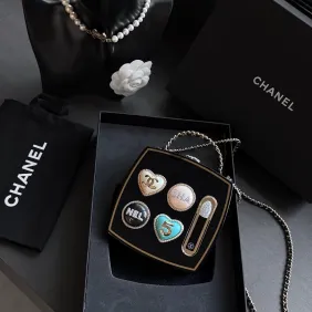 Chanel Black Lacquer Mini Evening Chain Bag AS5652 #A66146