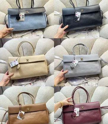 Chanel Caviar Bowling Tote Bag AS6428 22×38×17cm #A67253