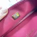 Chanel Caviar Chain Flap Clutch 6340 12×22×4cm #A67252