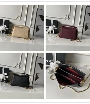 Chanel Lambskin Hobo Chain Bag AS6255 16×23×7cm #A67235