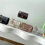 Chanel Mini Flap Bag Quilted Leather Heart Charm & CC Logo Timeless Elegance size:12×8×cm #A54206 Chanel Mini Flap Bag Quilted Leather Heart Charm & CC Logo Timeless Elegance size:12×8×cm #A54206