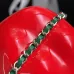 Chanel Red Apple Chain Clutch AS6436 16×10×10cm #A67225