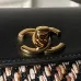 Chanel Tweed Leather Barrel Bag AS6288 15×30.5×11.5cm #A67234