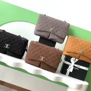 Chanel Classic Quilted Flap Bags in Diverse Colors and Textures #A50982 Chanel Classic Quilted Flap Bags in Diverse Colors and Textures #A50982