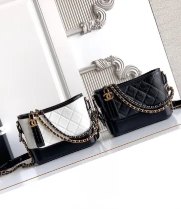 Chanel Women's Bucket Bag - Black & White Quilted Leather, Gold-Tone CC Logo & Two-Tone Chain Strap, Stylish Crossbody Bag for Luxury Fashion #A56750 Chanel Women's Bucket Bag - Black & White Quilted Leather, Gold-Tone CC Logo & Two-Tone Chain Strap, Stylish Crossbody Bag for Luxury Fashion #A56750