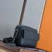 Dior CD Icon Gray Leather Crossbody Bag 93936 #A66130