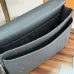 Dior CD Icon Gray Leather Messenger Bag 93937 #A66129