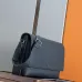 Dior CD Icon Gray Leather Messenger Bag 93937 #A66129