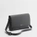 Dior CD Icon Gray Leather Messenger Bag 93937 #A66129