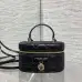 Dior Cannage Vanity Makeup Bag with Handle 5836 #A66131