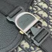Dior Heritage Oblique Canvas &amp; Leather Messenger Bag 23×17.5×6cm #A65010