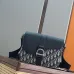 Dior Heritage Oblique Canvas &amp; Leather Messenger Bag 23×17.5×6cm #A65010