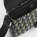 Dior Heritage Oblique Canvas &amp; Leather Messenger Bag 23×17.5×6cm #A65010