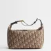 Dior Jett Vintage Oblique Jacquard Shoulder Bag Gold CD Buckle Mini Underarm Handbag #A65968