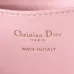 Dior Pink Calfskin Cannage Toujours Mini Tote Bag M2835 #A66545