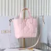 Dior Pink Calfskin Cannage Toujours Mini Tote Bag M2835 #A66545