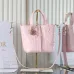 Dior Pink Calfskin Cannage Toujours Mini Tote Bag M2835 #A66545