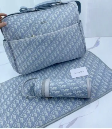 Luxury DIOR Diaper Bag Set Bag  Pouch   Changing Mat #A62726