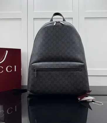Gucci Grey GG Canvas Backpack A0020S W34xH45xD17cm #A67167